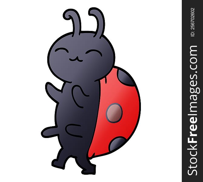 Cute Cartoon Doodle Ladybug