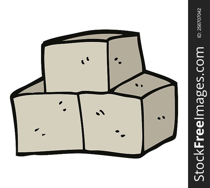 cartoon doodle breeze blocks