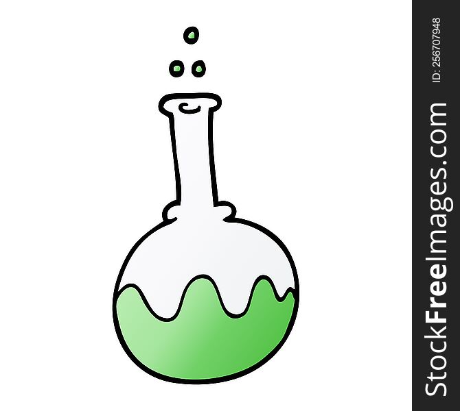 Cartoon Doodle Science Experiment