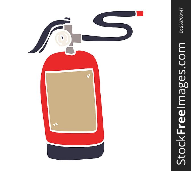 Cartoon Doodle Fire Extinguisher