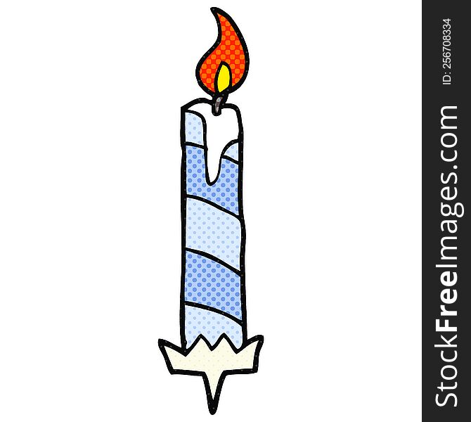 Cartoon Birthday Cake Candle