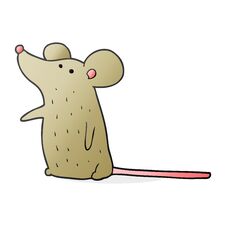 Cartoon Mouse Stock Photo