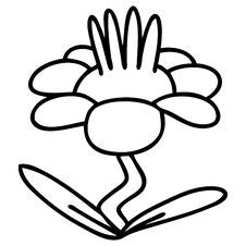 Free Cartoon Flower Growing Stock Photography - 256712592