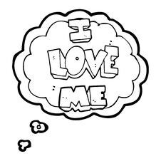I Love Me Thought Bubble Cartoon Symbol Royalty Free Stock Image I Love Me Thought Bubble Cartoon Symbol Royalty Free Stock Image