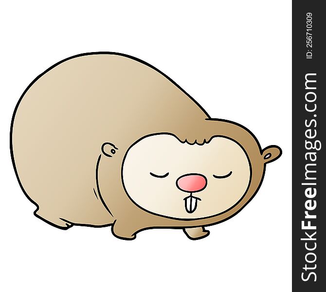 cartoon wombat. cartoon wombat