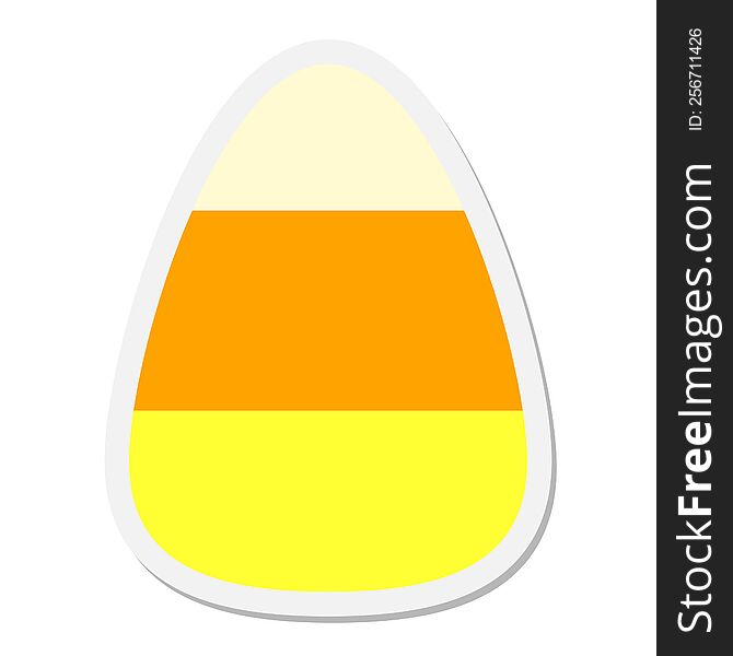 Candy Corn Sticker