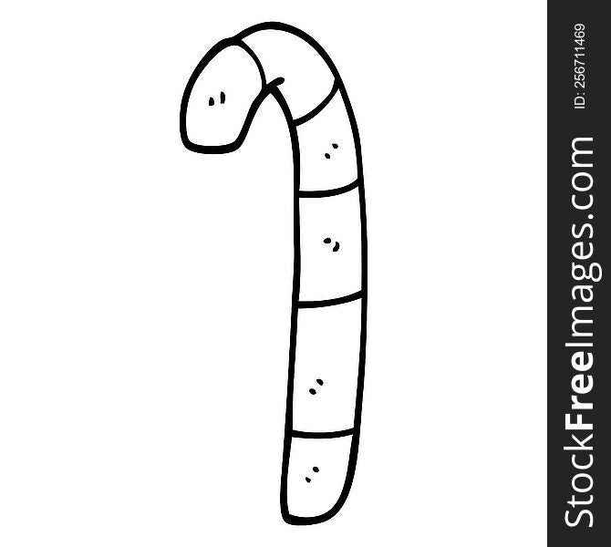 line drawing cartoon pink candy canes