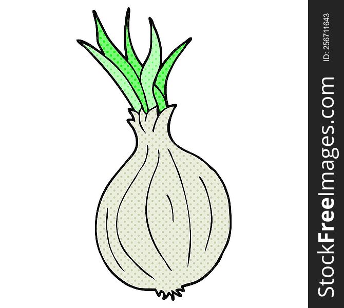 freehand drawn cartoon onion