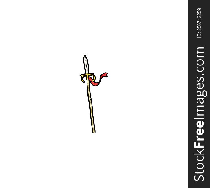 Cartoon Medieval Spear