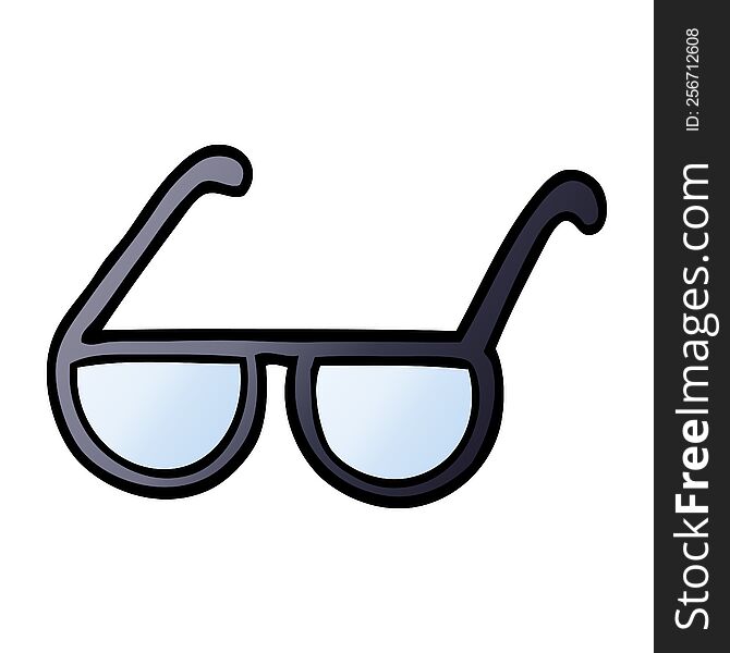 cartoon doodle glasses