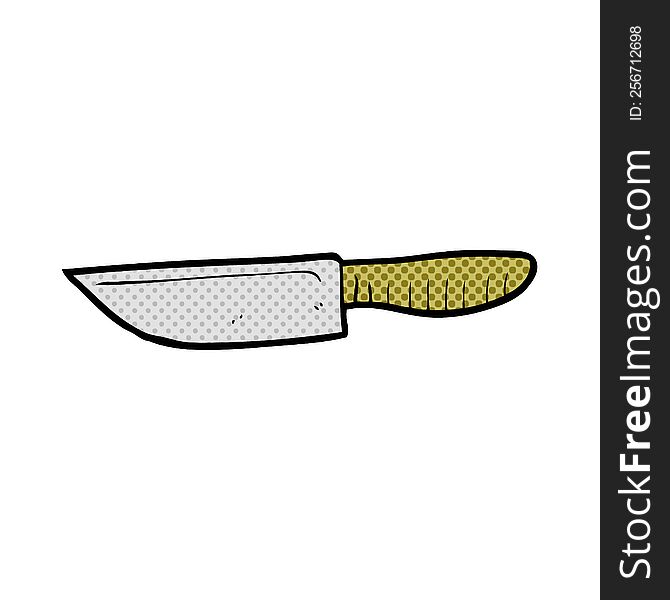 cartoon kitchen knife