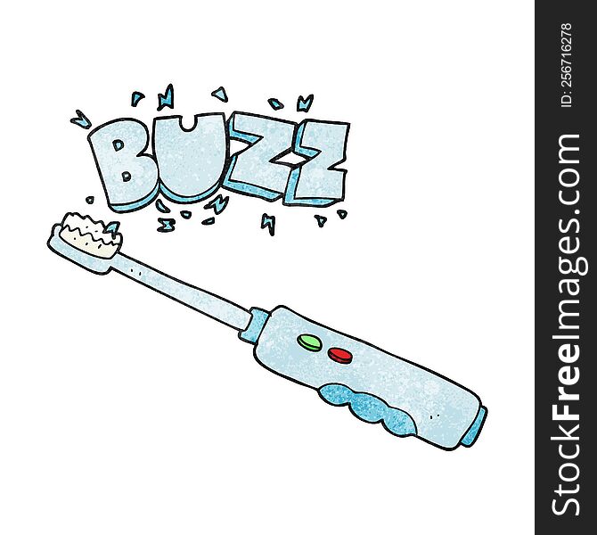 Textured Cartoon Buzzing Electric Toothbrush