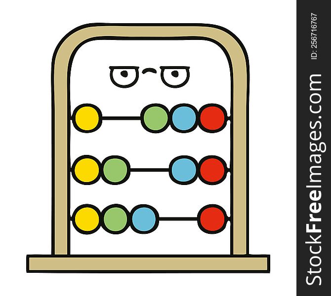 Cute Cartoon Abacus