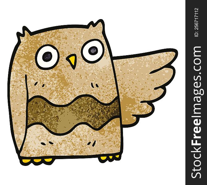 Cartoon Doodle Cute Owl