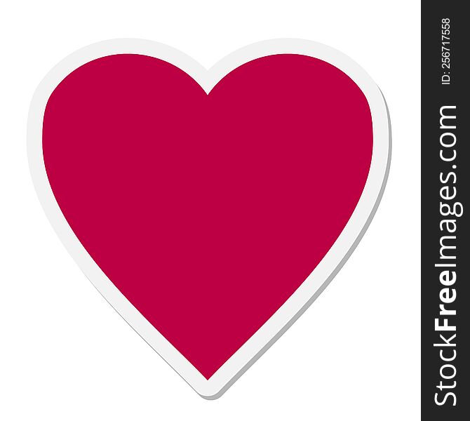 heart symbol sticker