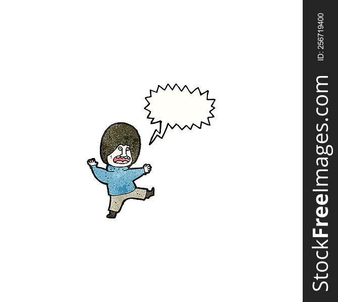 shouting man cartoon