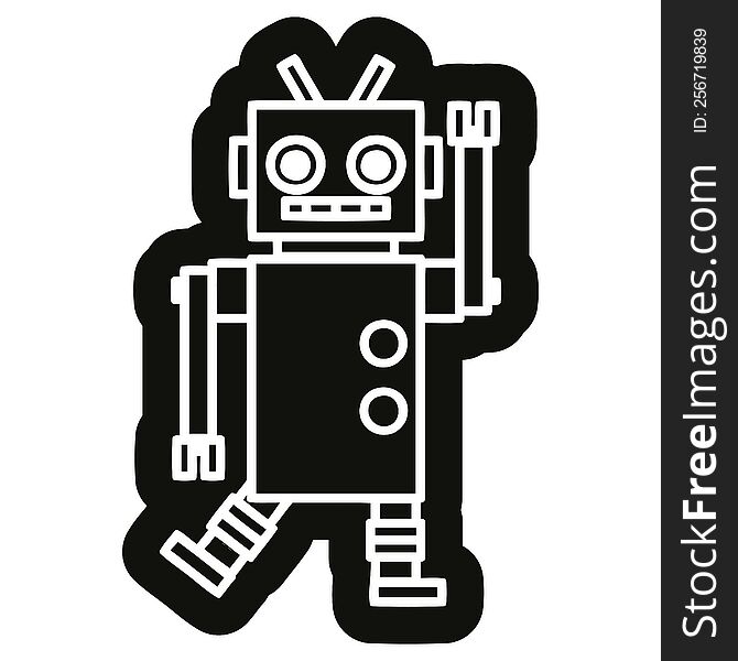 Dancing Robot Icon