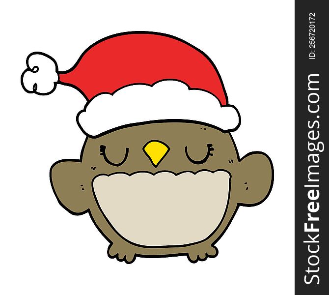 Cute Christmas Owl