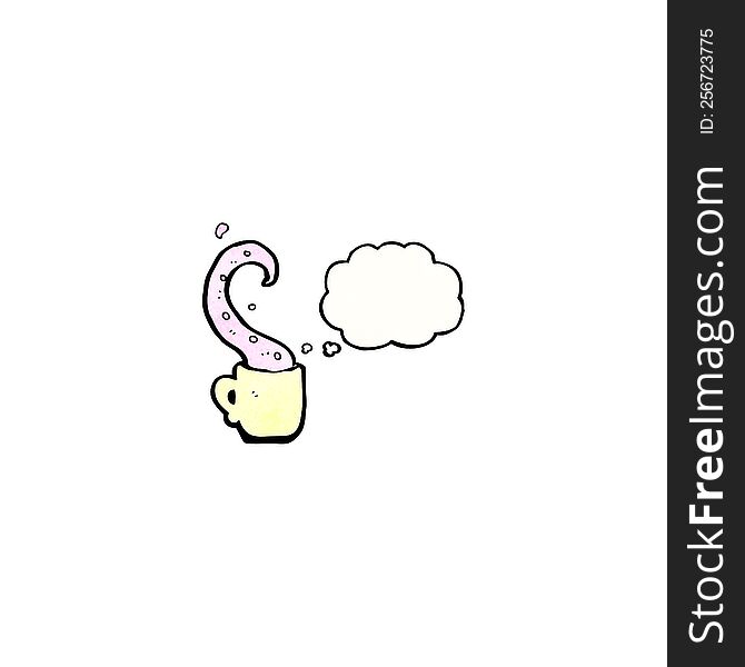 Cartoon Teacup Tentacle