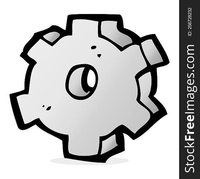 cartoon cog symbol