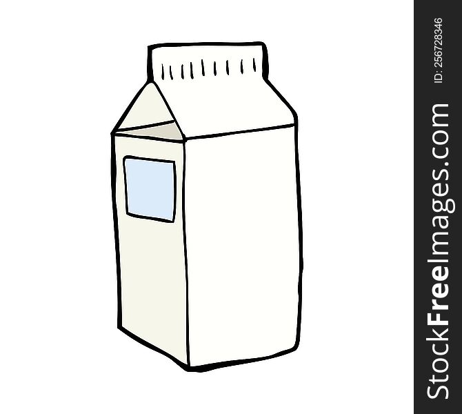 Cartoon Milk Carton