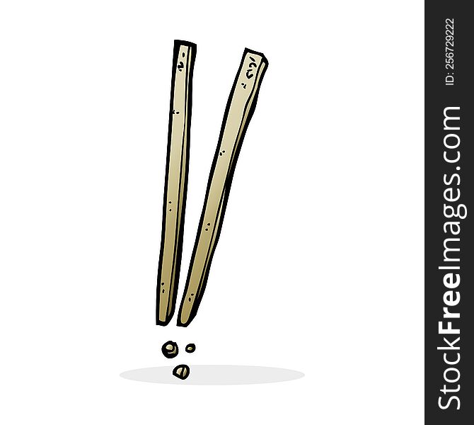 cartoon chopsticks