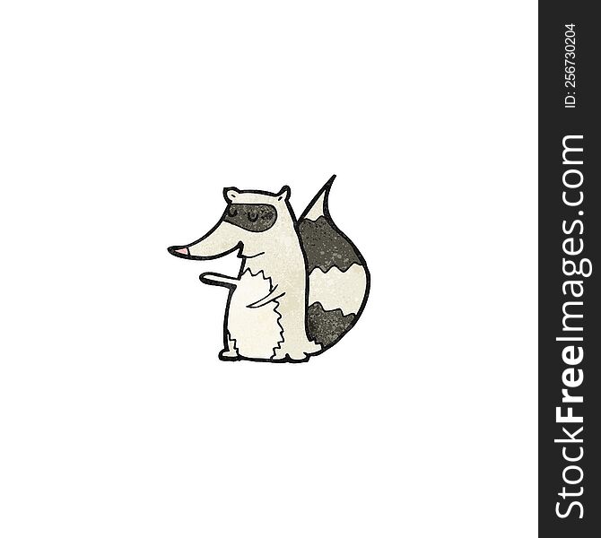 cartoon raccoon