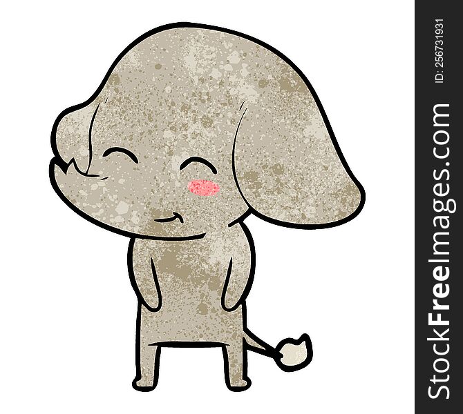 cute cartoon elephant. cute cartoon elephant