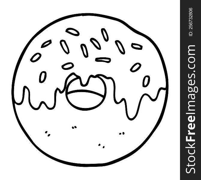 cartoon donut