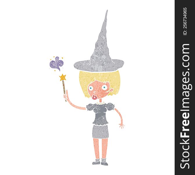 cartoon halloween witch