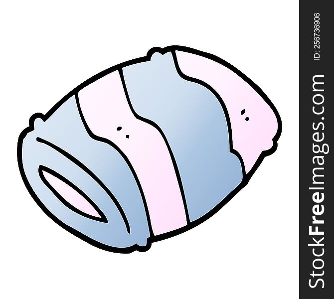 Vector Gradient Illustration Cartoon Pillow