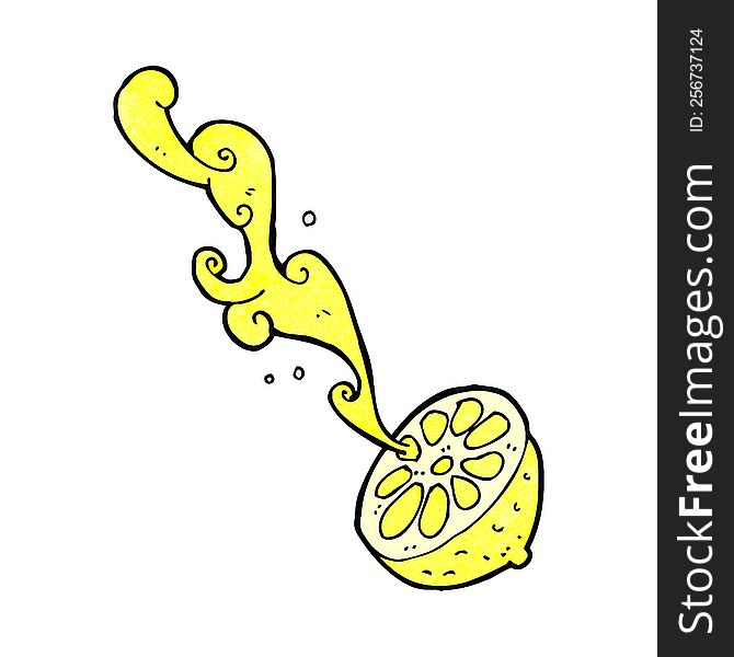 Cartoon Squirting Lemon