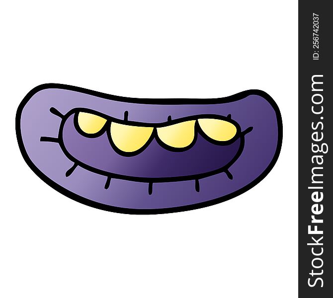 cartoon doodle mouth