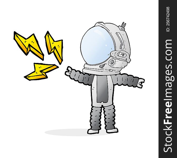 Cartoon Space Man