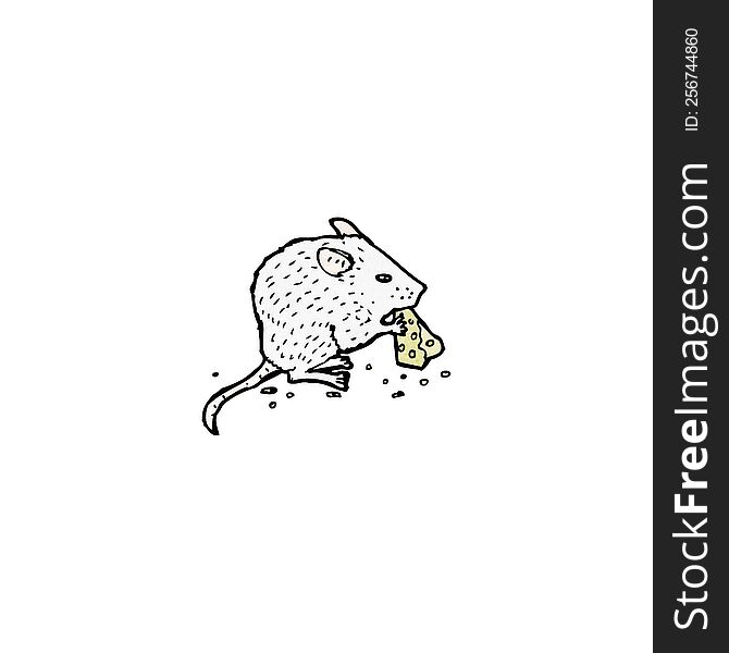 mouse and cheese illustration
