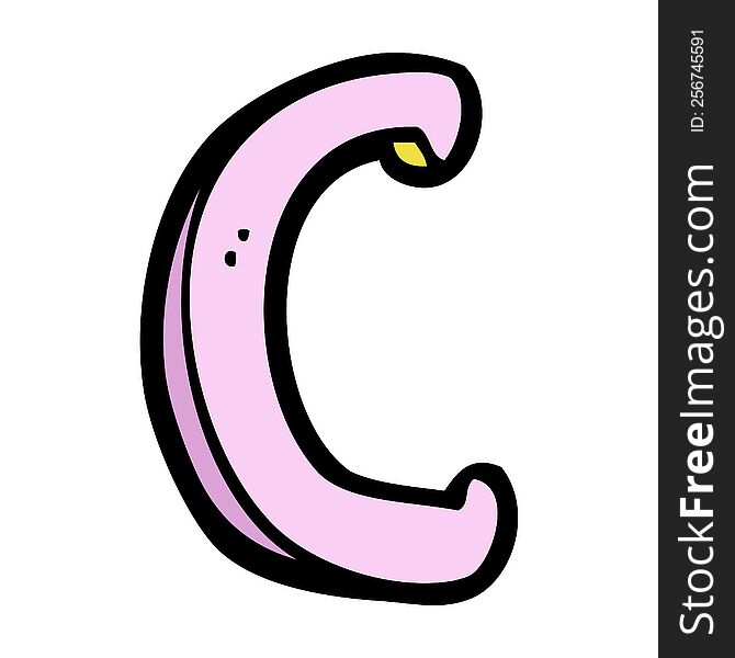 Cartoon Letter C