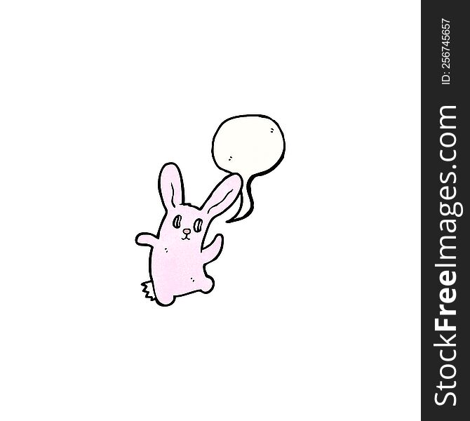 cartoon pink bunny rabbit