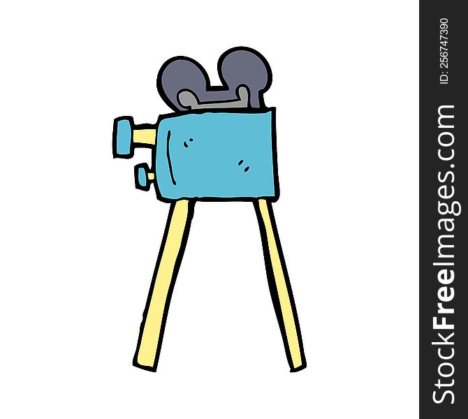 cartoon movie camera