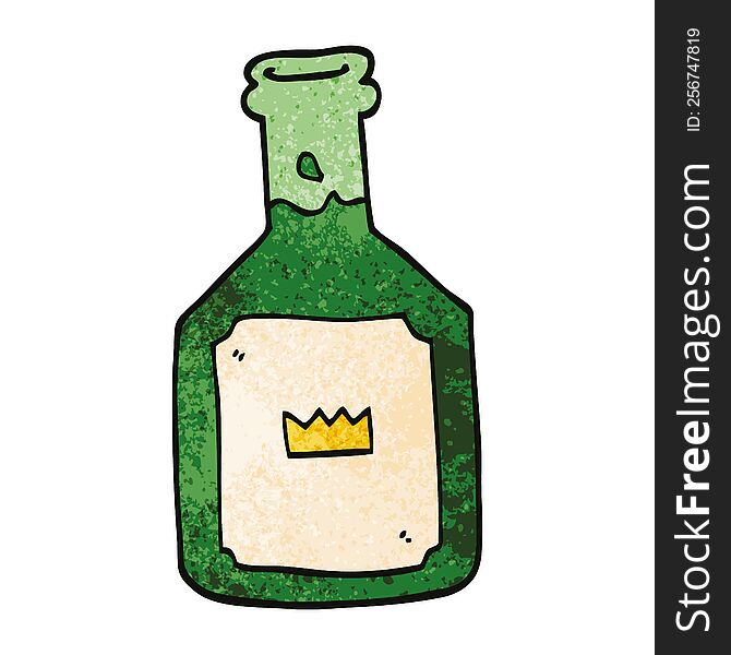 cartoon doodle alcoholic drink