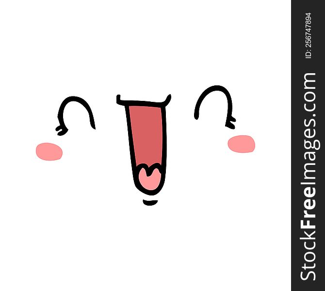 happy cartoon face