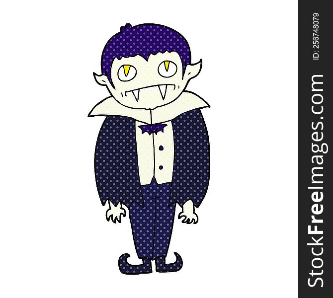 Cartoon Vampire Boy