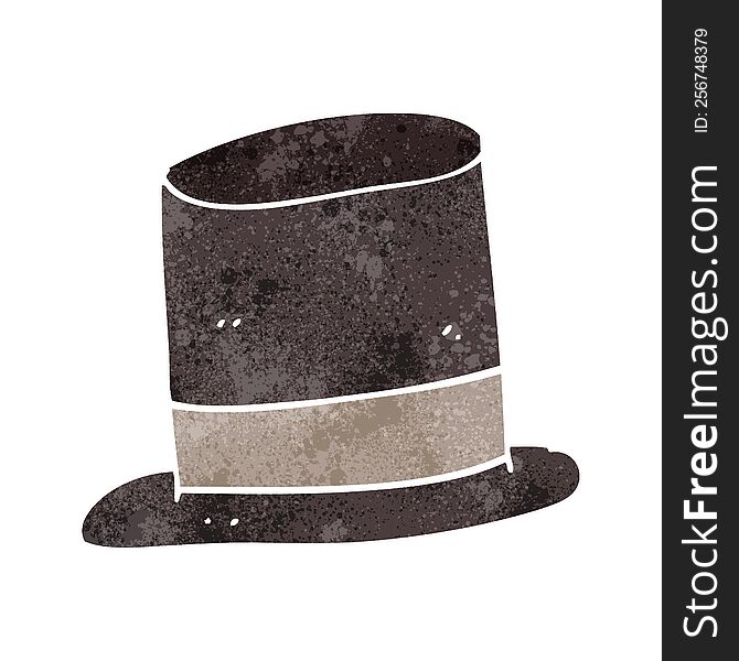 Retro Cartoon Top Hat