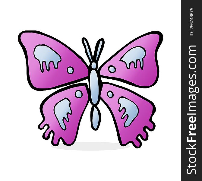 cartoon butterfly