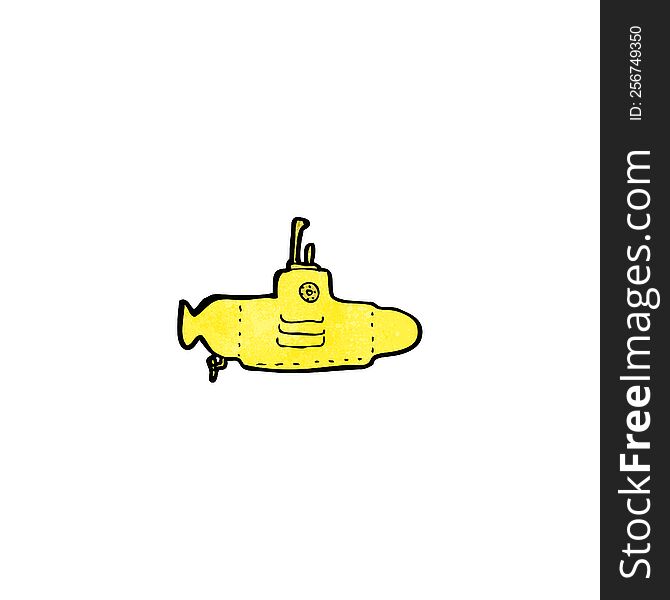 cartoon yellow submarine