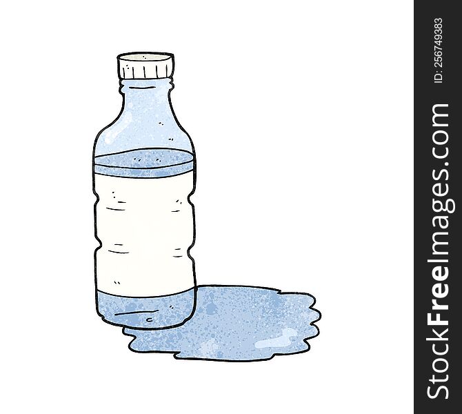 Textured Cartoon Water Bottle