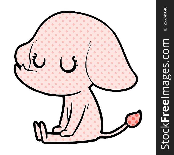 cute cartoon elephant. cute cartoon elephant