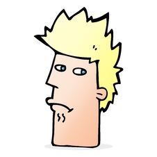 Free Cartoon Nervous Expression Royalty Free Stock Images - 256759609