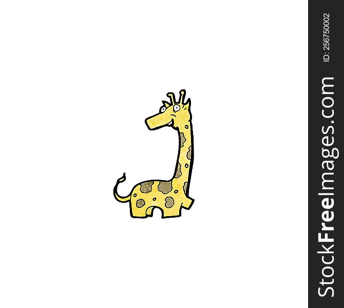funny cartoon giraffe