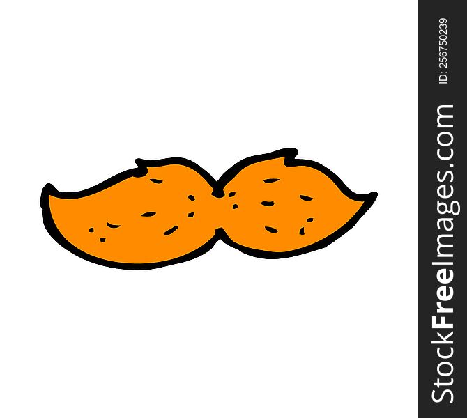 Cartoon Ginger Mustache