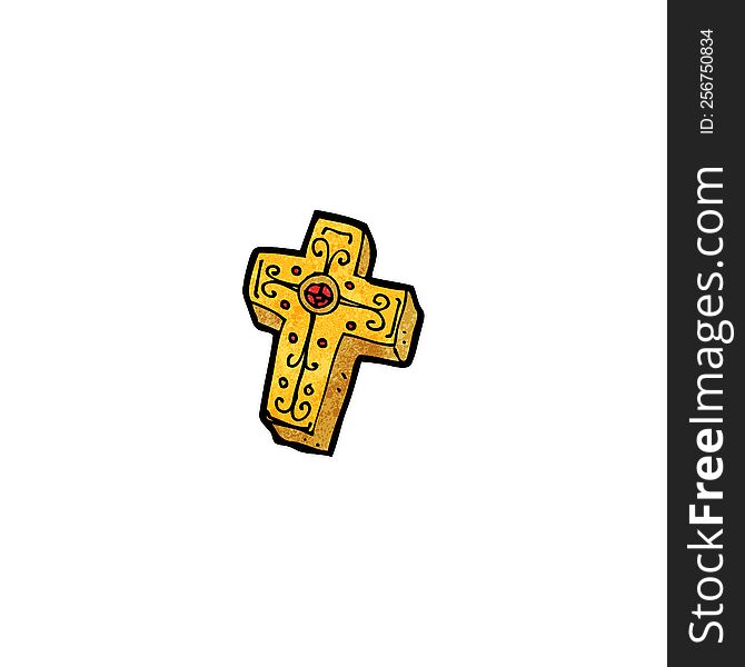 Cartoon Crucifix Cross